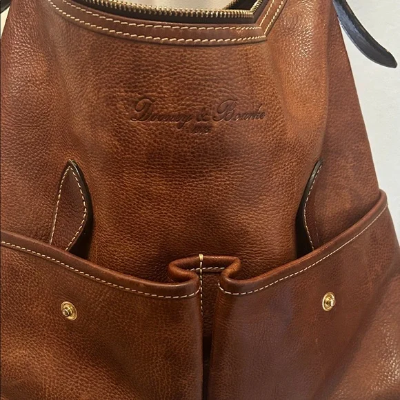 Dooney and bourke Brown Leather Shoulder Bag - Picture 2 of 12